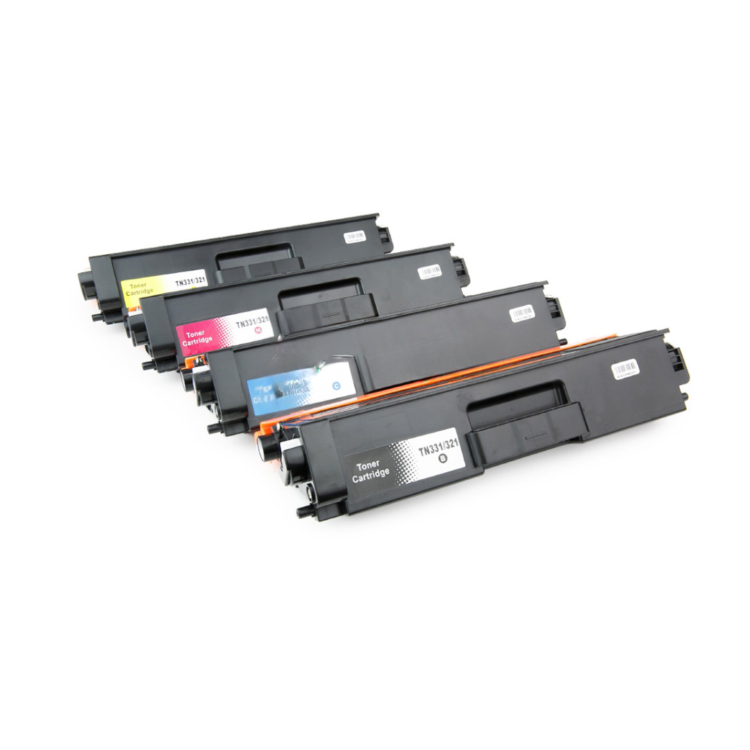 TN-321 4-Color Compatible Toner Cartridge Set for Brother HL-L8260CDW MFC-L9577CDW
