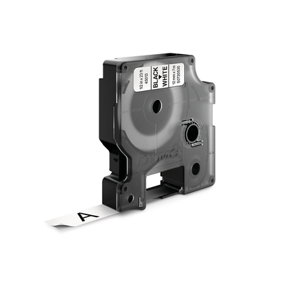 Dymo 45013 D1 Label Tape – 12mm x 7m, Black on White 