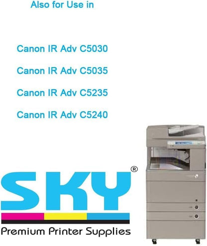 Cyan Toner Powder 500g for  imageRUNNER ADVANCE C5030 C5035 C5235 C5240 C5045 C5051 C5250 C5255 C3320 C3330 C3020