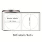 2 x Label rolls  for M110/M110S/M120/M200/M220 Bluetooth Label Printers