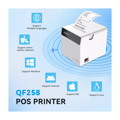 QF258 58MM Receipt Printer with USB Connection