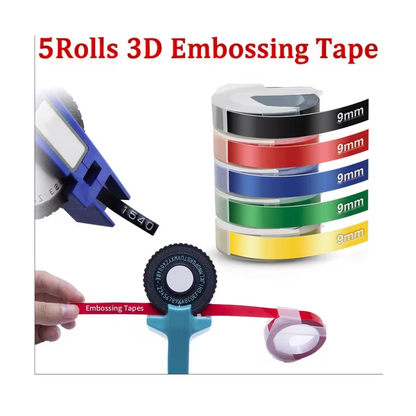9mm Embossing Label Tape 3D Plastic Tape, buy in UAE