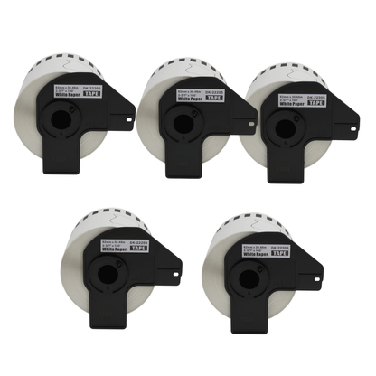 5 pcs SKY DK-22205 Continuous Labels 62mm x 30.48m  for Brother QL Series Label Printers