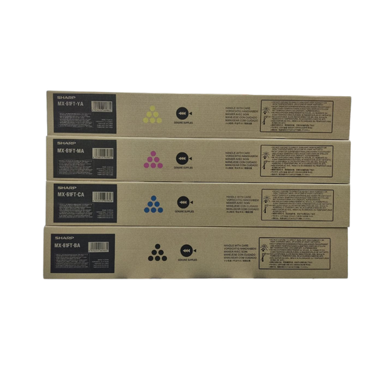 Sharp MX-61FT 4-Color set of High Capacity