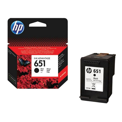 HP 651 Black Ink Cartridge C2P10AE