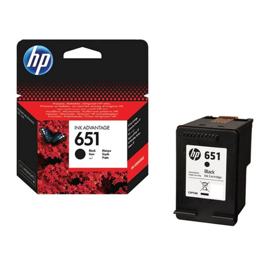 HP 651 Ink Cartridge for HP Ink Advantage  5575 / 5645 and Officejet Pro 202 / 252