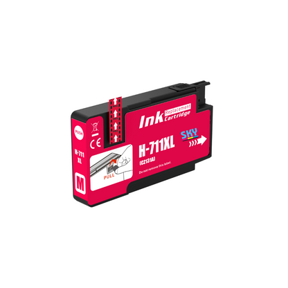 SKY 711 High Capacity Compatible Magenta Ink Cartridges for HP DesignJet T120  T520