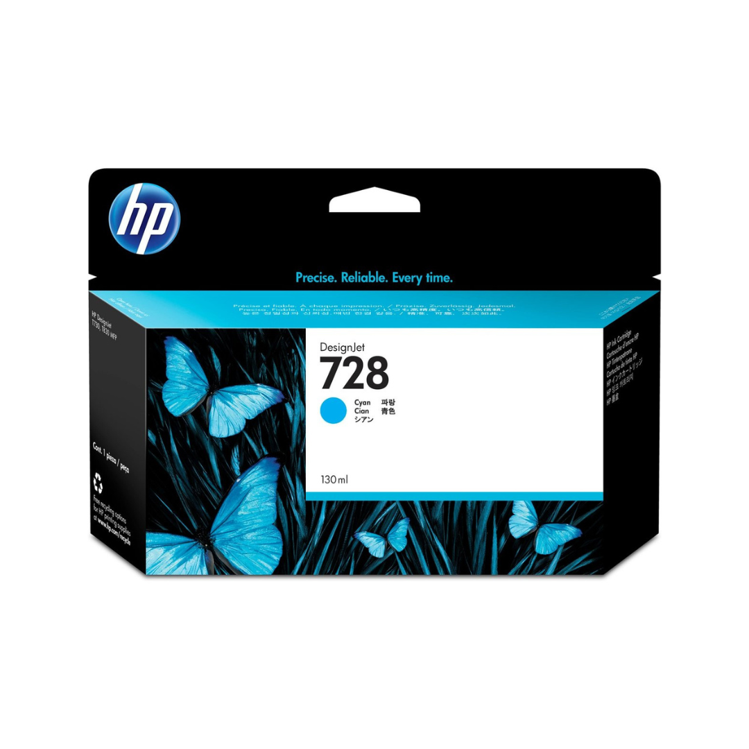 HP 728 Plotter Ink Cartridge for HP Designjet T730 and Designjet T830 MFP