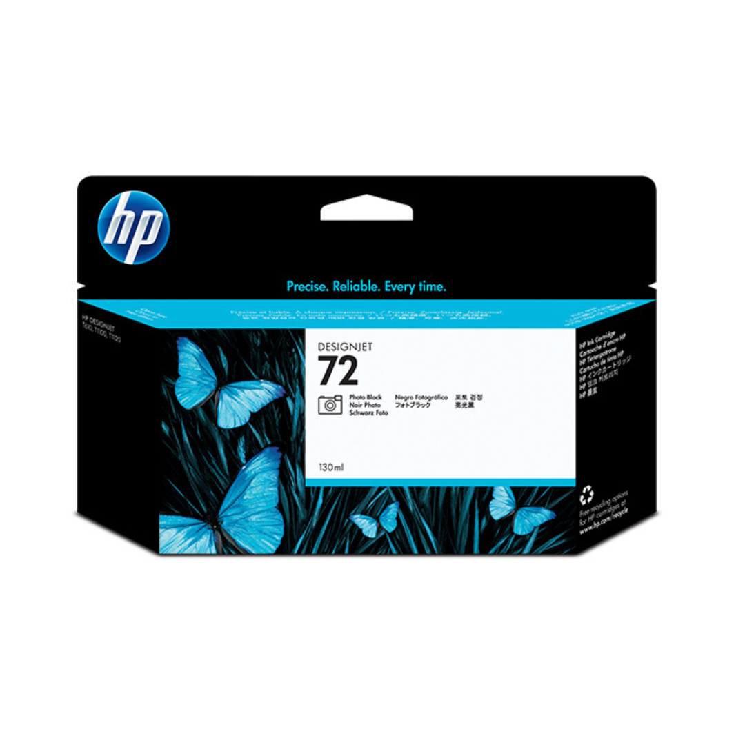 HP 72 -  130 ml  Photo Black Plotter Ink  for HP Designjet T1100, T1200, T 1300