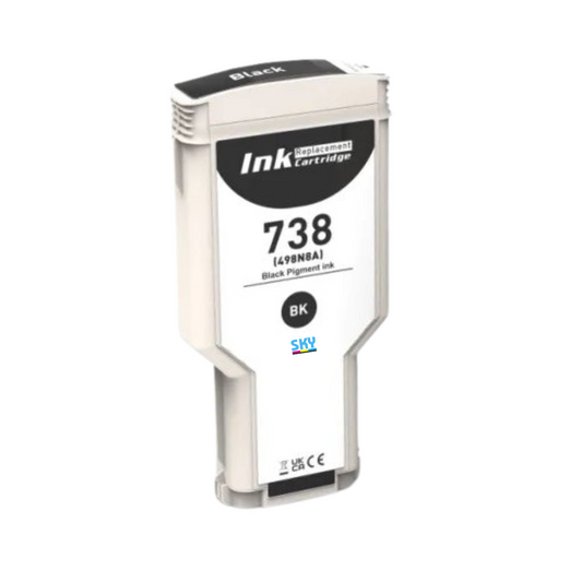 SKY 738 300ML High Capacity Compatibles Ink Cartridge replacement for HP 738 Cartridges for HP DesignJet T950 DesignJet T850
