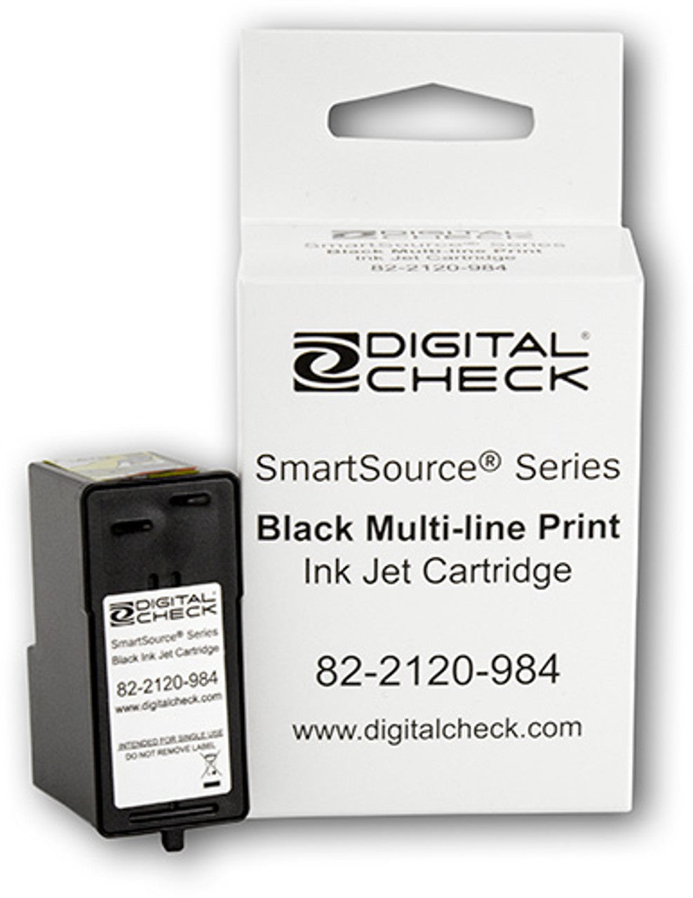 Digital Check Smart Source   Black Inkjet Cartridge 82-2120-984