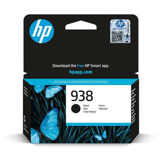 HP 938 Black Ink Cartridge for  HP Officejet Pro 9730 9110 9120 9130 9720  Series Printers