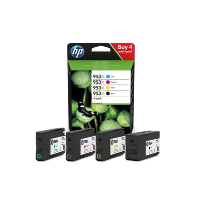 HP 953XL 4-Color Combo Pack