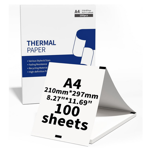 100pcs A4 Thermal Paper for Portable Thermal Printers