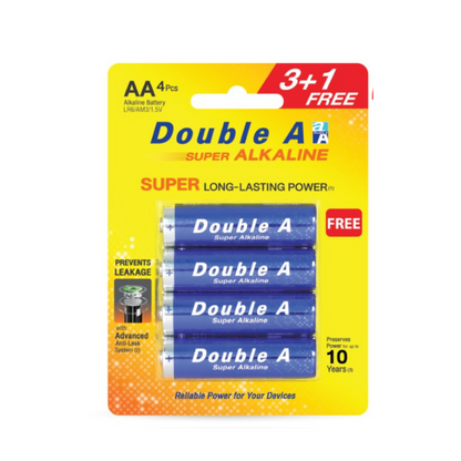 AA Battery - Pack of 4 long lasting batteries