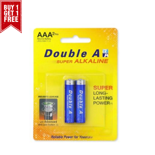AAA Battery - Pack of 2 long lasting batteries