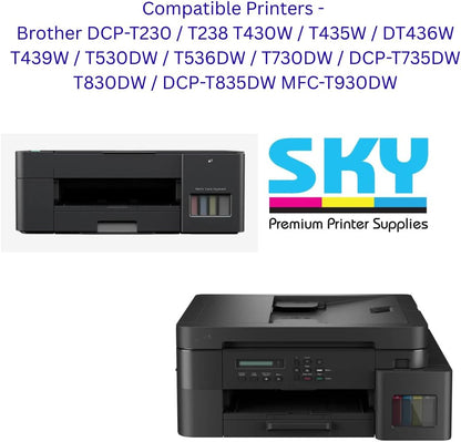 SKY compatible BTD100 4-color Ink set for DCP-T430W  T730DW T830DW  T930DW