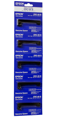 Epson ERC-09 Ribbon  Cartridge Black  5pcs