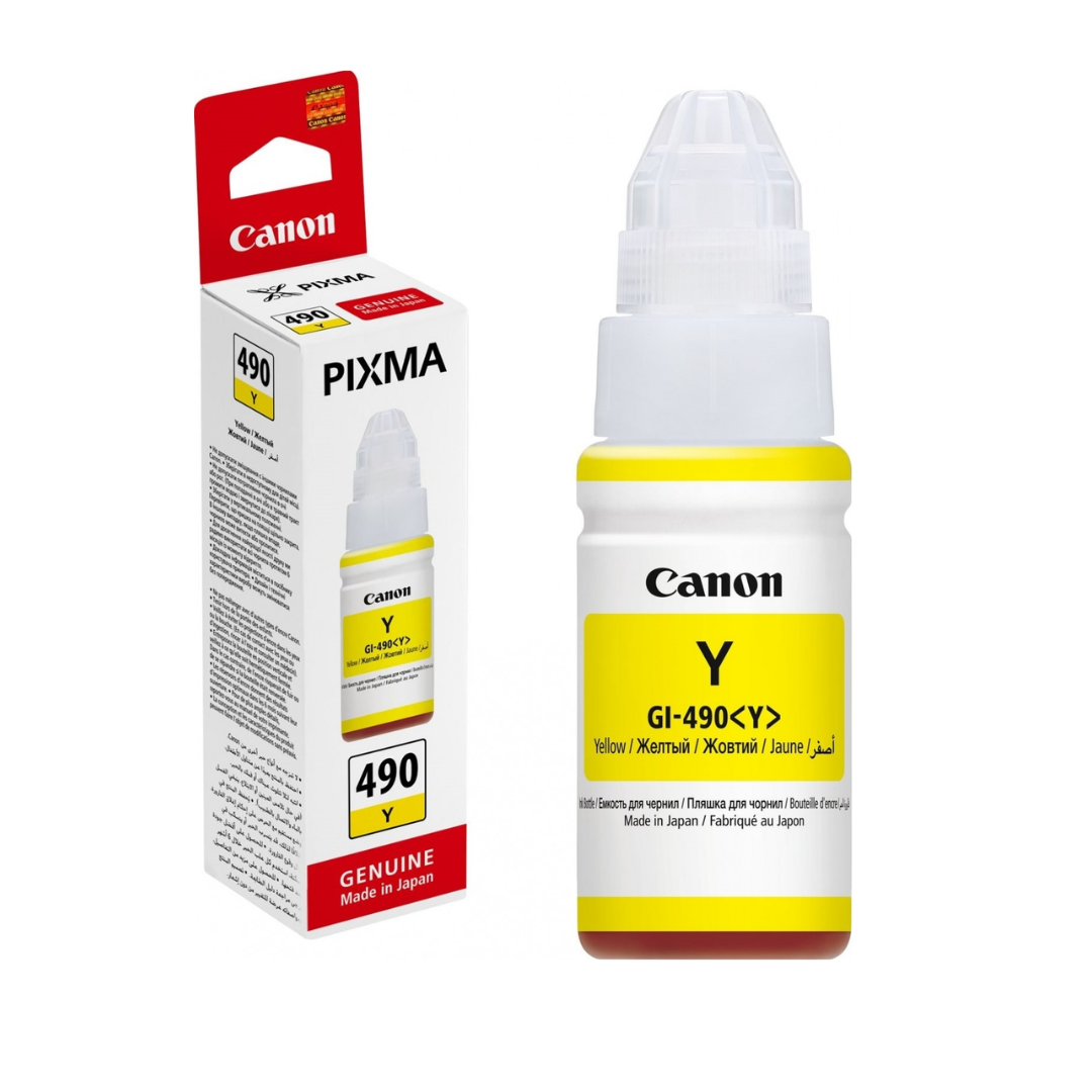 Canon 490  Refill Ink Bottle  for  PIXMA G1400 / G2400 / G3400 / G4400 series ink tank printers