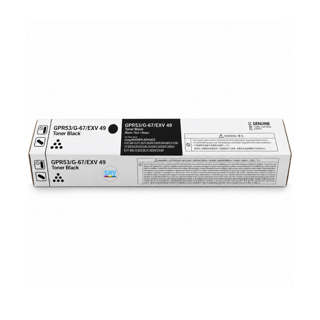 SKY CEXV49 NPG67 GPR53 Black for Canon  IR ADV C3320 C3325 C3330 C3520 C3525 C3530 C3725 C3720, buy in Dubai, UAE