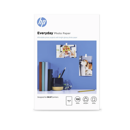 HP Everyday Photo Paper 10x15cm (4x6") 200gsm Glossy CR757A