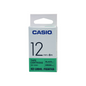 Casio 12mm Black on Green Labeling Tape  XR-12GN for Casio KL-820 label printer