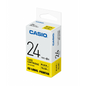 Casio 24mm Black on Yellow Labeling Tape  XR-24YW for Casio KL-820 label printer