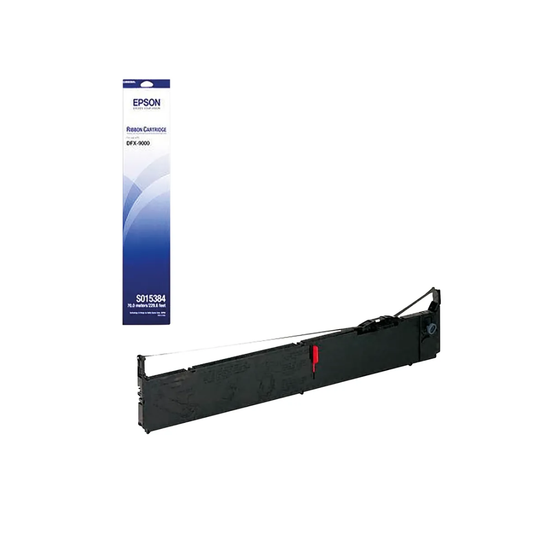 Epson S015384 Black Ribbon Cartridge for Epson DFX-9000 Dot Matrix Printer