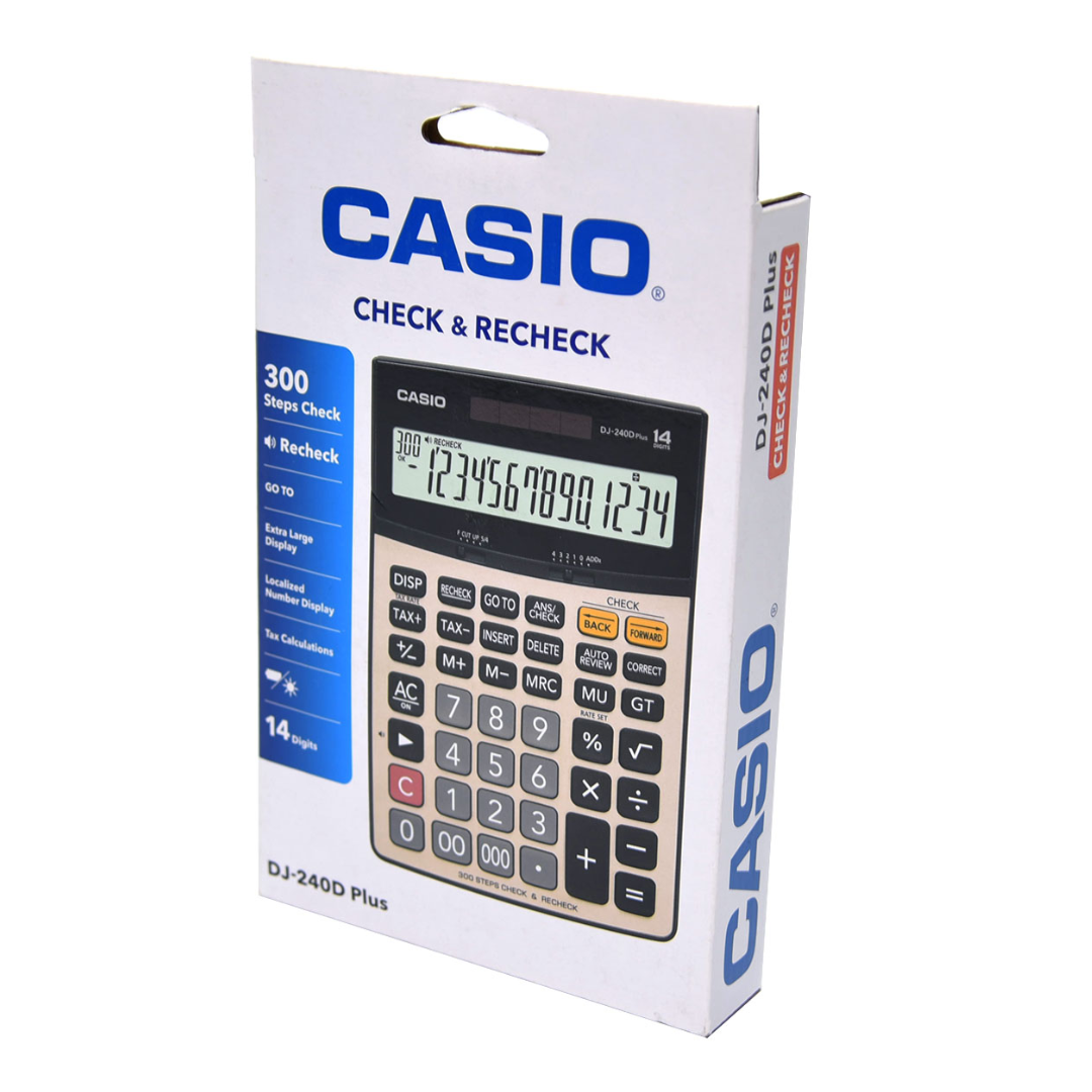 Casio DJ-240DPLUS Desktop Calculator