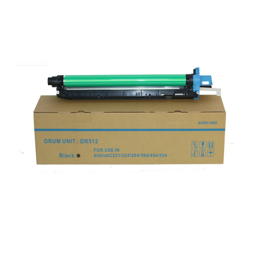 DR512 Black Drum Unit Kit For Konica Minolta Bizhub C224 C284 C364 C454 C554