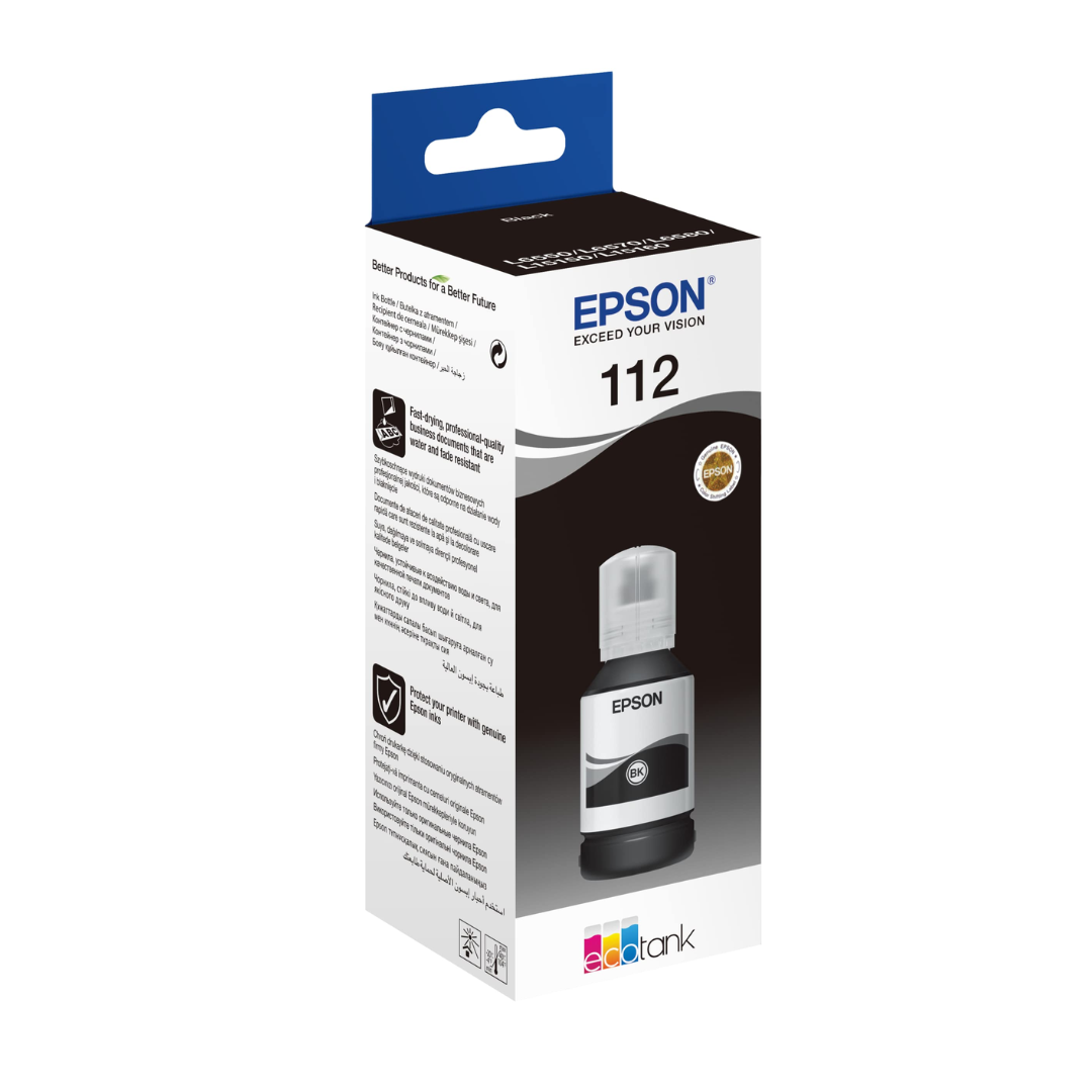 Epson 112 Eco Tank Ink Bottles for  Epson Eco Tank L15160 and L15150