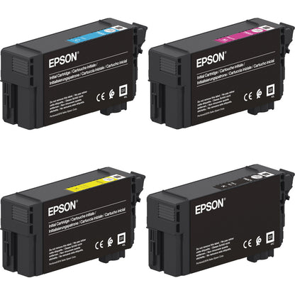 Epson XL Pack  Ink Cartridges Multipack T40 T40D1 Black XL 80 ml + T40D2, T40D3, T40D4 XD2  for SureColor SC-T2100 SC-T3100 SC-T5100