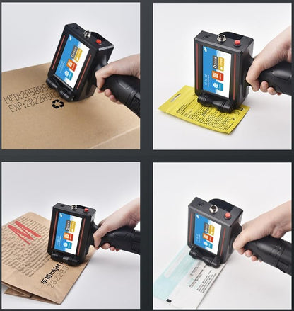 Portable half Inch (12.7mm) Inkjet Printer with 4.3” Touch Screen – Ideal for Flat Surface Printing