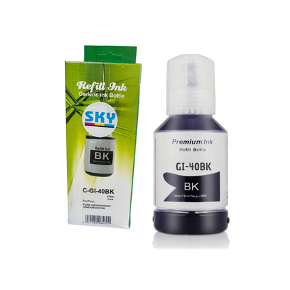 SKY GI-40 Black Ink bottle for PIXMA G6040 G5040 GM2040 G7040 GM4040