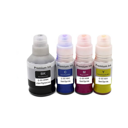 SKY GI-40 compatible Ink bottle set for PIXMA G6040 G5040 GM2040 G7040 GM4040