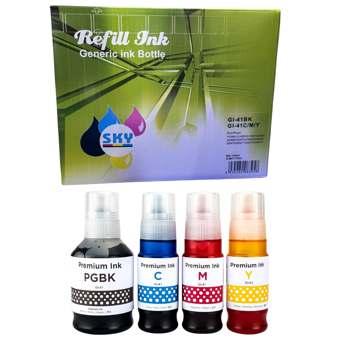 SKY  GI-41 Ink bottle set for PIXMA G1420 G2420 G3420 G2460 G3460 G3470