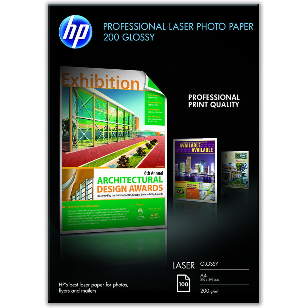HP Laser Photo Paper Glossy, 200 gsm, 100 Sheets CG966A – SKYROCKUAE
