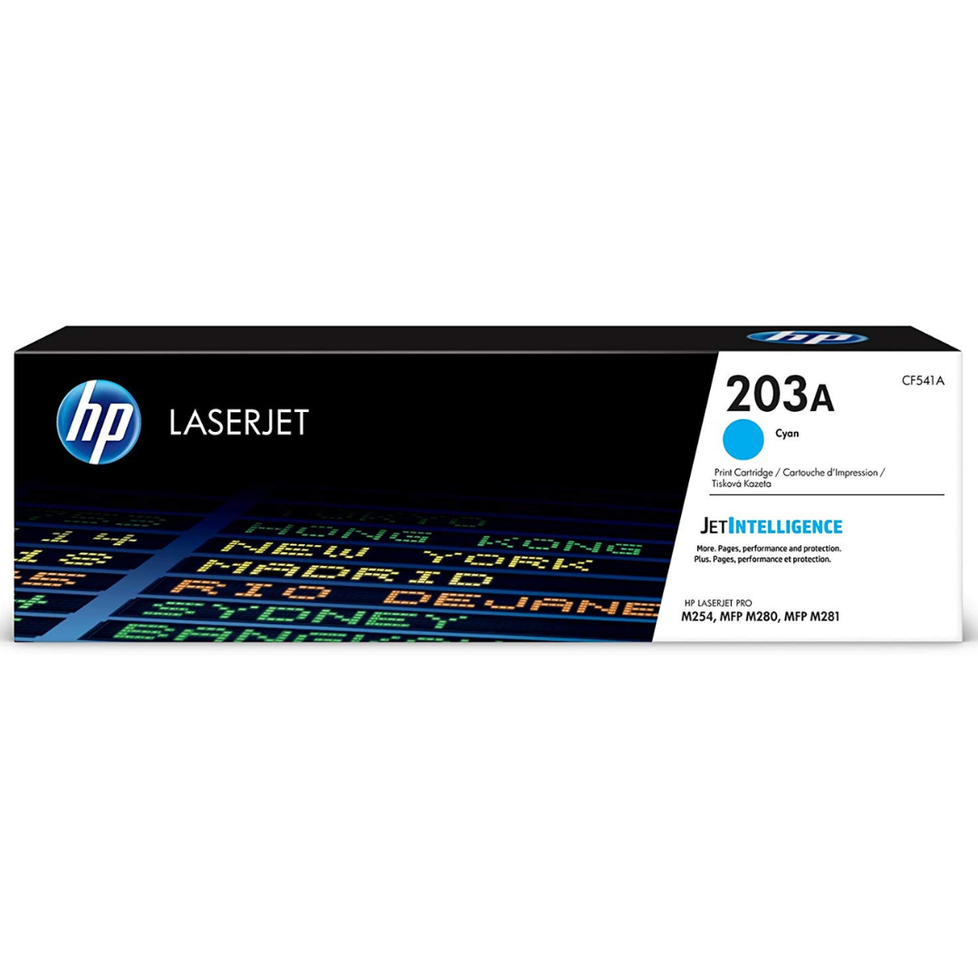 HP 203A Toner Cartridges for HP Colour LaserJet Pro M254, MFP M280 and M281