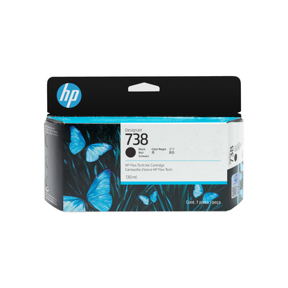 HP 738 130ml 4-Color set ink Cartridges for HP Design jet T850 and T950 Series