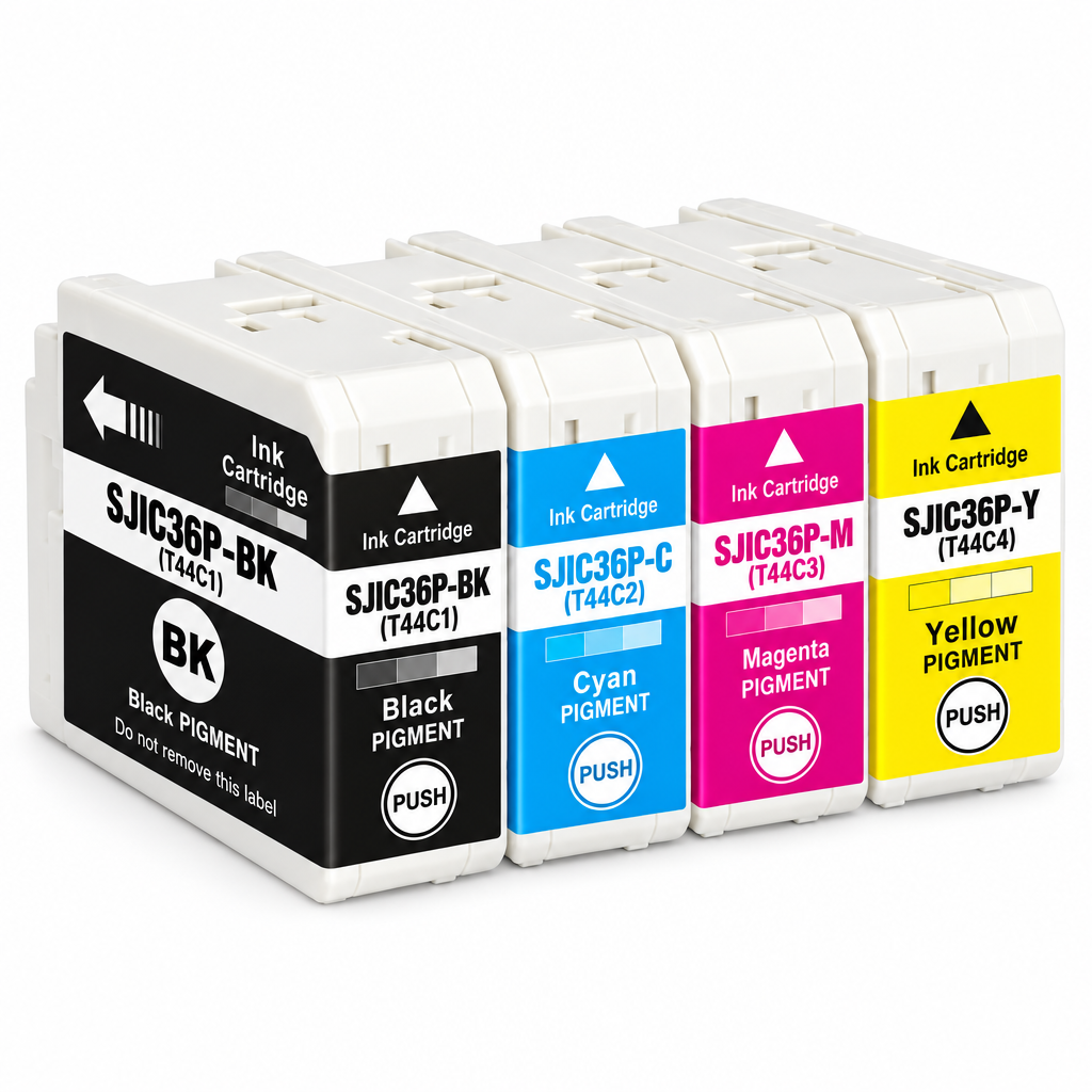 SJIC36P Compatible Ink Cartridge Set for Epson ColorWorks C6000 / C6500 (4-Pack), shop in Dubai, UAE