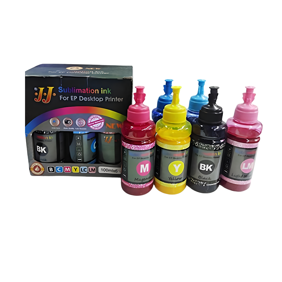 JJ Sublimation Ink 6-Colour Set, 6 × 100ml buy in Dubai, UAE