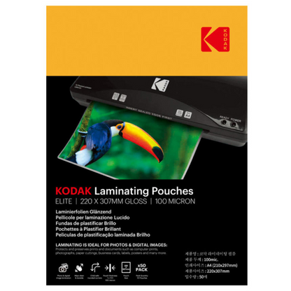 Kodak Laminating Pouches A4 size 50 sheets