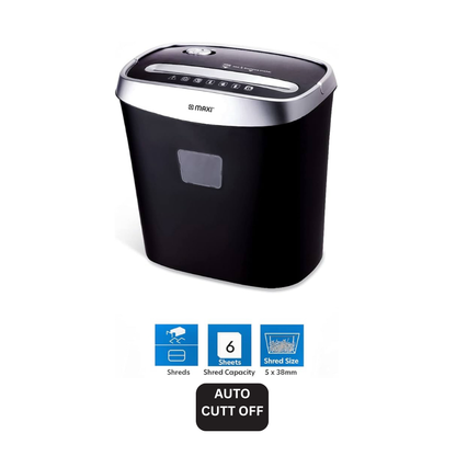 Maxi DM 060C Cross Cut Shredder  - 6 sheets