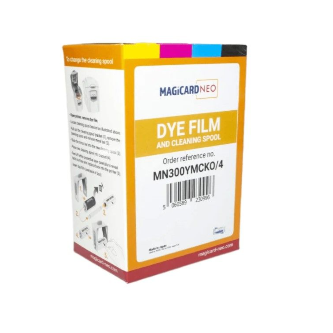 Magicard YMCKO MN300 Card Printer Ribbon for NEO MN300YMCKO/4 – SKYROCKUAE