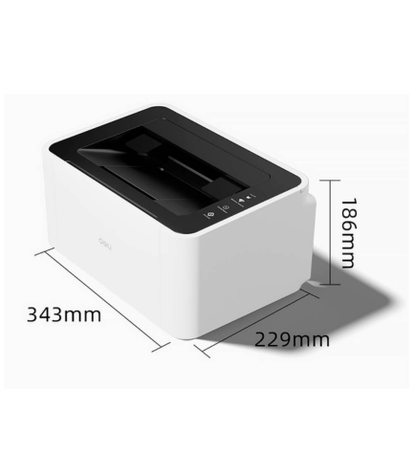 Deli P1820W Monochrome (Black & White) Laser Printer 20ppm with Bluetooth, WiFi & USB