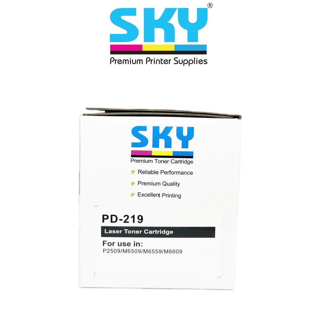 SKY PD-219 Compatible Toner Cartridge to use with Pantum P2509 M6509NW M6559NW M6609 Printers