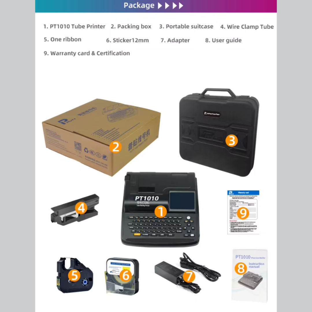 Cable ID Printer  - Tube Printer PT-1010