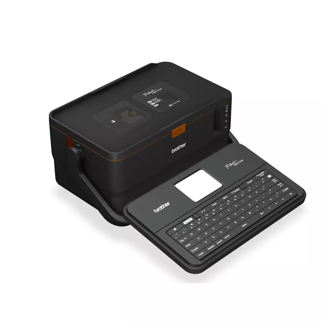 Brother PT-E850TKWLi, Professional Label and Tube Printer for Electricians and Network Installations