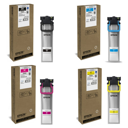 Epson T945 4-Color Ink Supply Unit | WF-C5210 WF-C5290 WF-C5710 WF-C5790 | 5,000 Pages | UAE