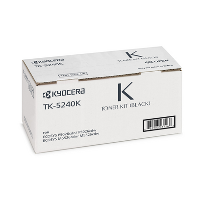 Kyocera TK-5240 4 Color Set Toner Cartridge for Kyocera ECOSYS M5526 and P5026